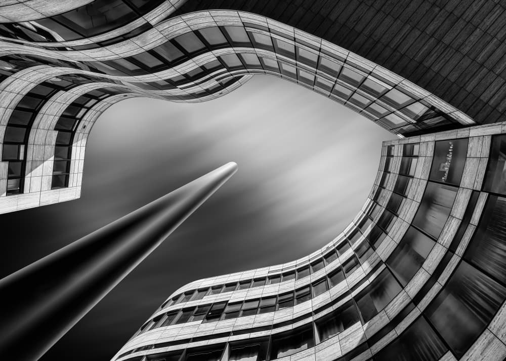 Modern Urban Curves by Antoni Figueras — canvas wall art
