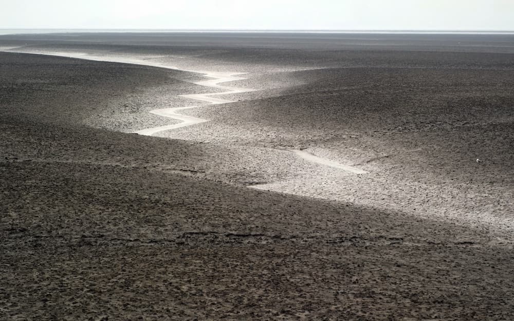 Winding Tidal Flats by HAN dong hee — canvas wall art