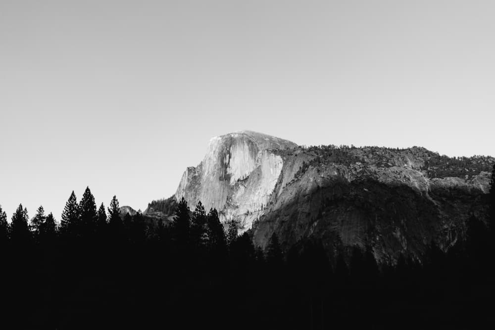Majestic Mountain Silhouette by Bethany Young — canvas wall art