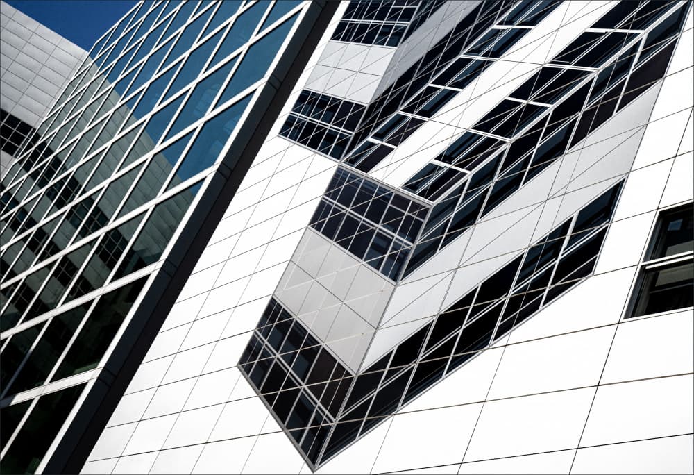 Modern Architectural Geometry by Gilbert Claes — canvas wall art
