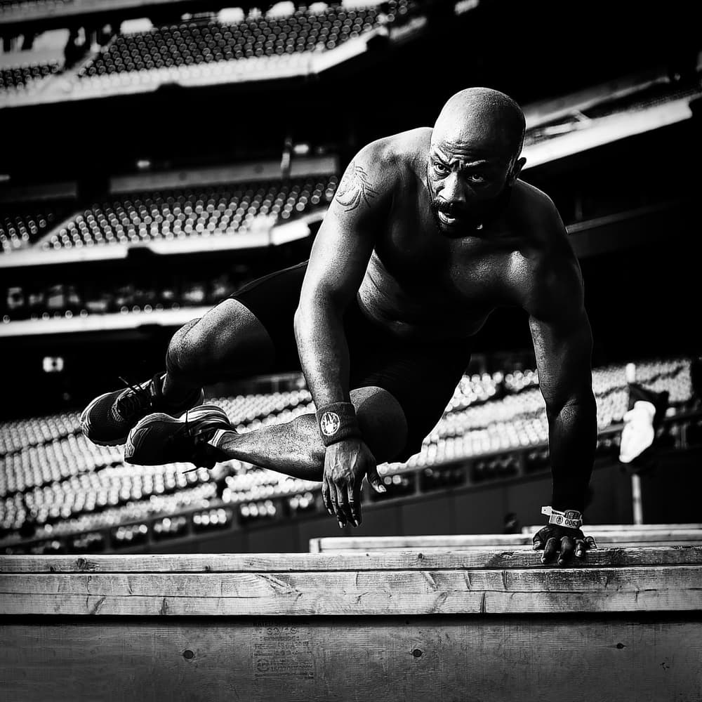 Powerful Stadium Training by Rob Li — canvas wall art