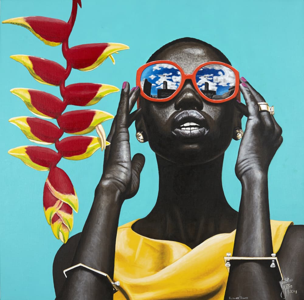 Flower Power by Christian Beijer — canvas wall art