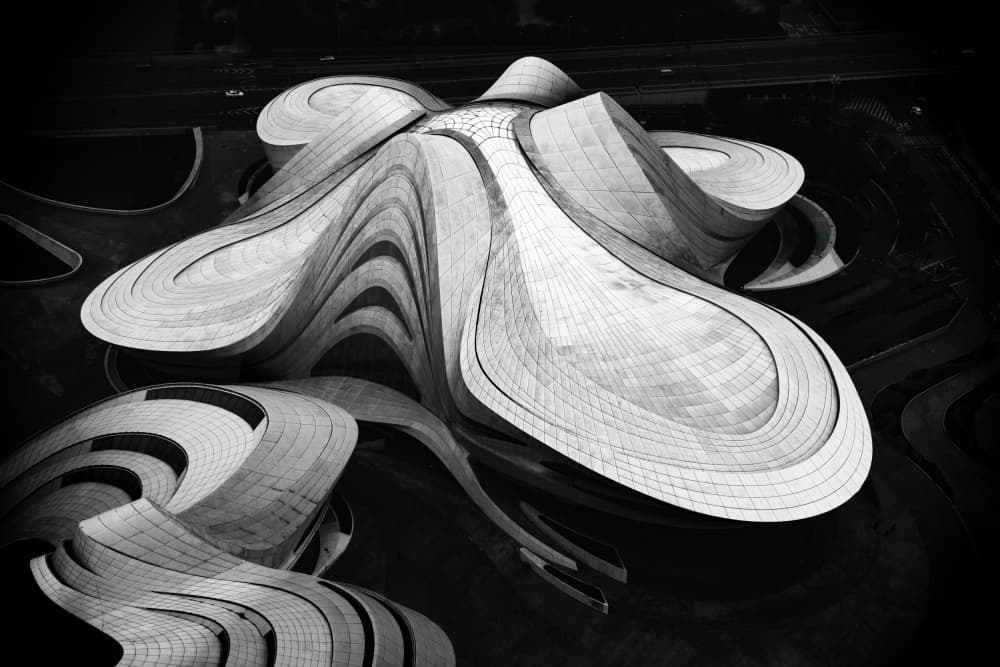 Dynamic Architectural Flow by konglingming — canvas wall art