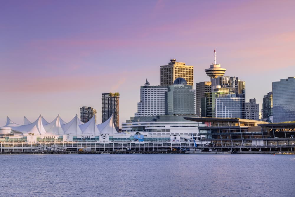 Vancouver Waterfront Sunset by Melanie Viola — canvas wall art