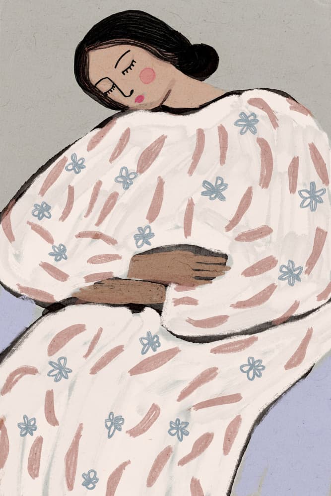 Napping beauty by Treechild — canvas wall art