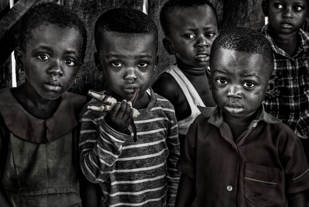 Young African Faces by Joxe Inazio Kuesta Garmendia — canvas wall art