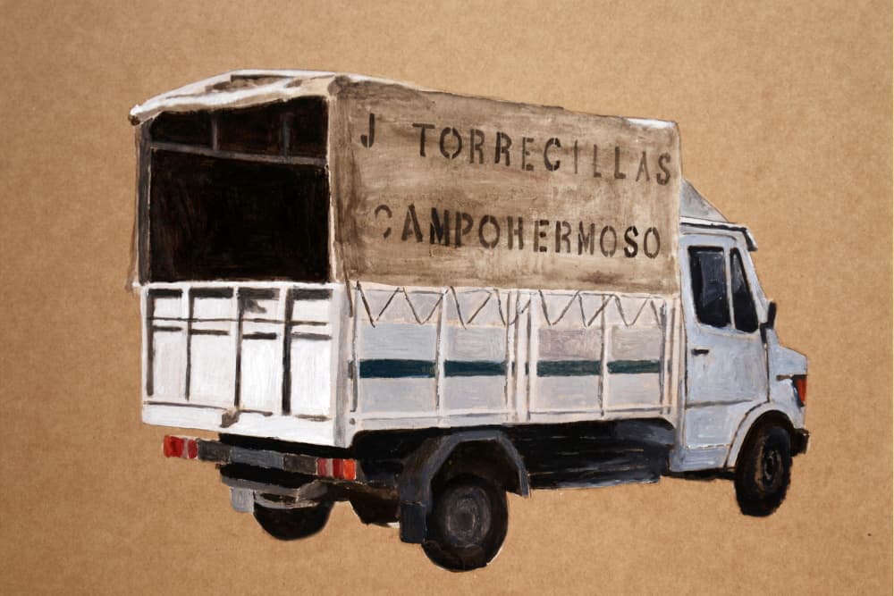Vintage Truck Campohermoso by David Diehl — canvas wall art