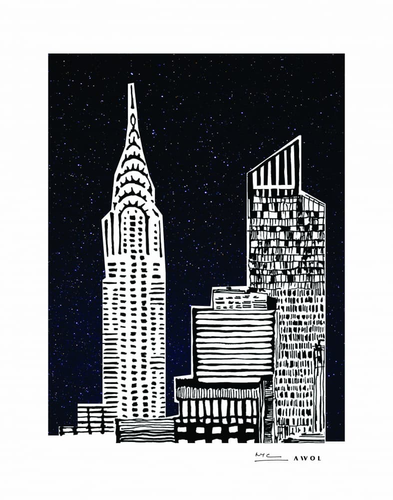 New York City Stars by Awol Art Alex — canvas wall art