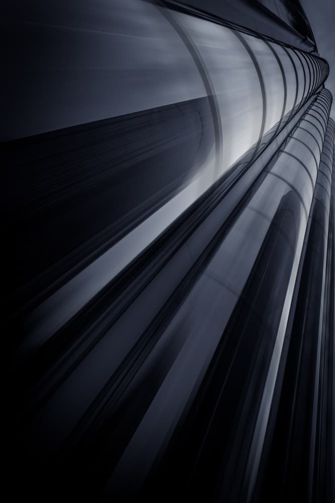 Sleek Upward Curves by HISASHI ISHIKAWA — canvas wall art