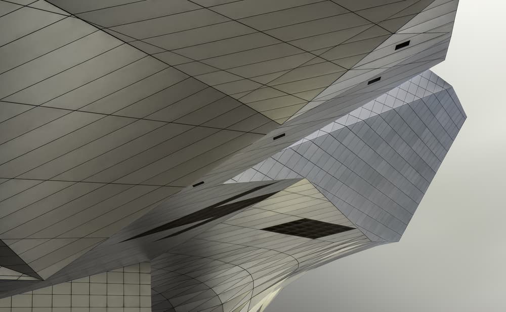 Modern Geometric Architecture by Gilbert Claes — canvas wall art