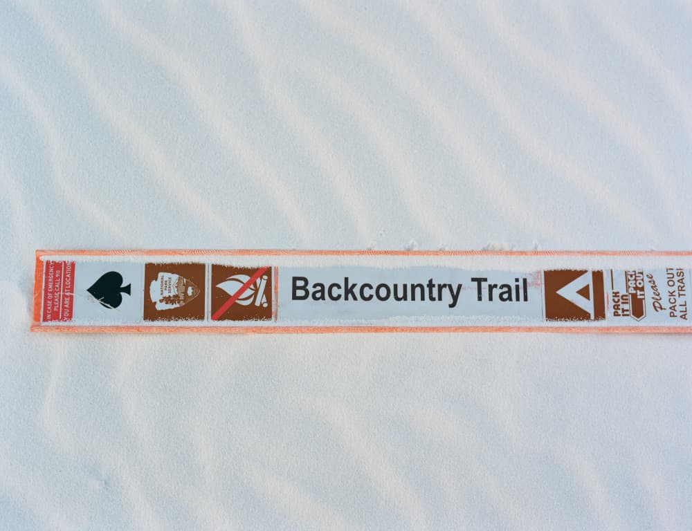White Sands Backcountry Trail by Bethany Young — canvas wall art