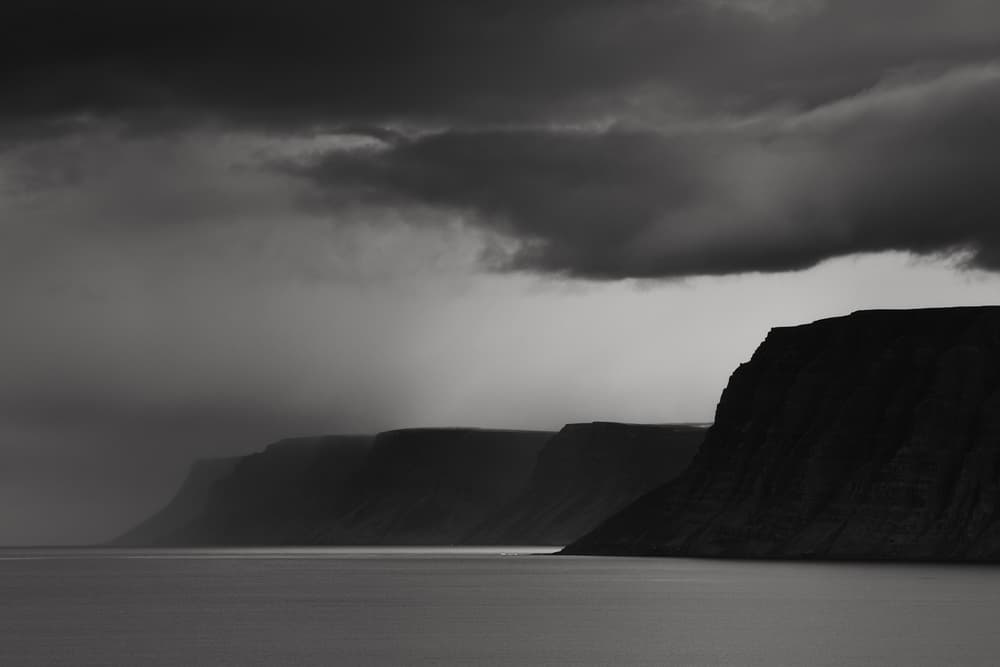 Dramatic Ocean Cliffs by swapnil deshpande — canvas wall art