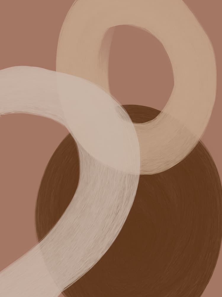 Neutral Abstract Flow by Studio Palette — canvas wall art