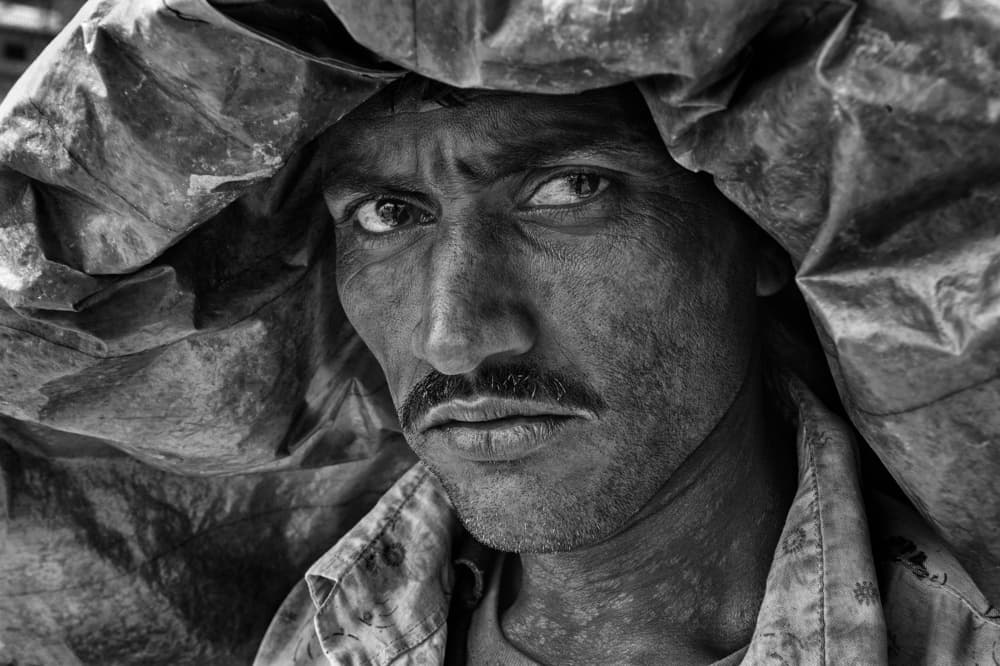 Intense Hooded Gaze by Joxe Inazio Kuesta Garmendia — canvas wall art