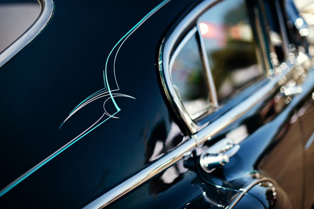Pinstriped Classic Ride by Tim Mossholder — canvas wall art
