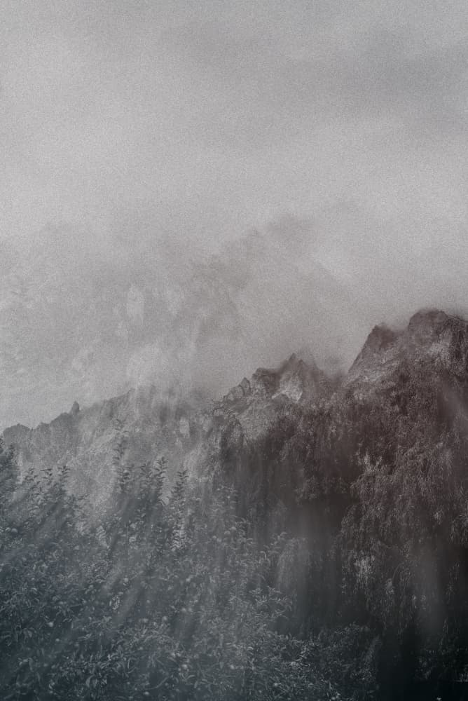 Misty Mountain Forest by Imaginative — canvas wall art