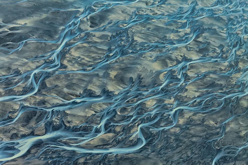 Abstract River Flow by Peter Svoboda MQEP — canvas wall art