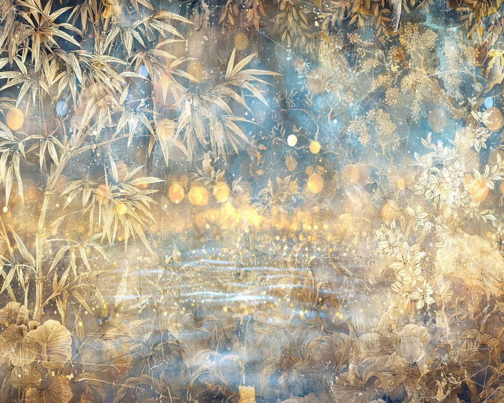 Flower Floral Abstract Art Texture Grunge 14 by Rafal Kulik — canvas wall art