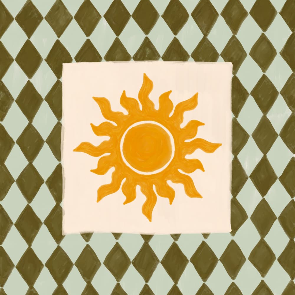 Sunny Diamond Pattern