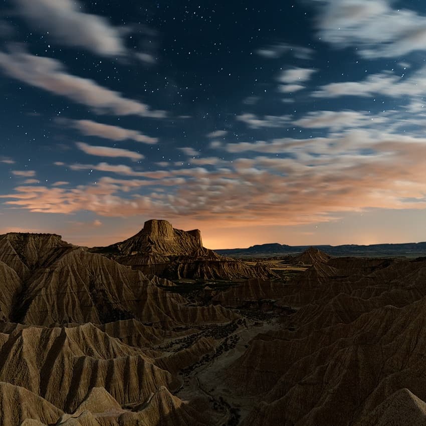 Starry Desert Night by David Martin Castan — canvas wall art