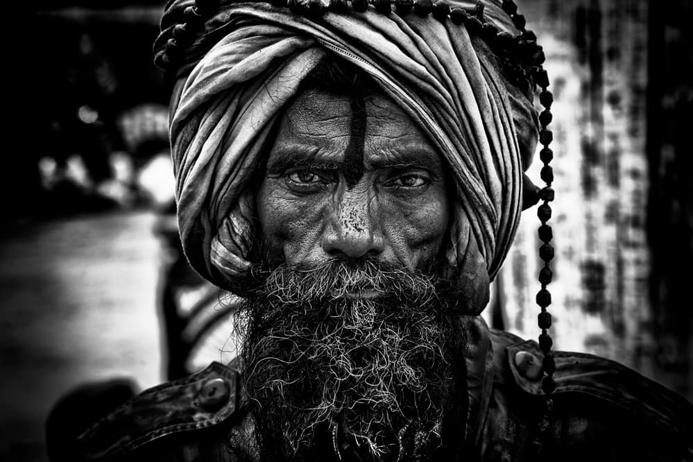 Spiritual Bearded Man by Joxe Inazio Kuesta Garmendia — canvas wall art