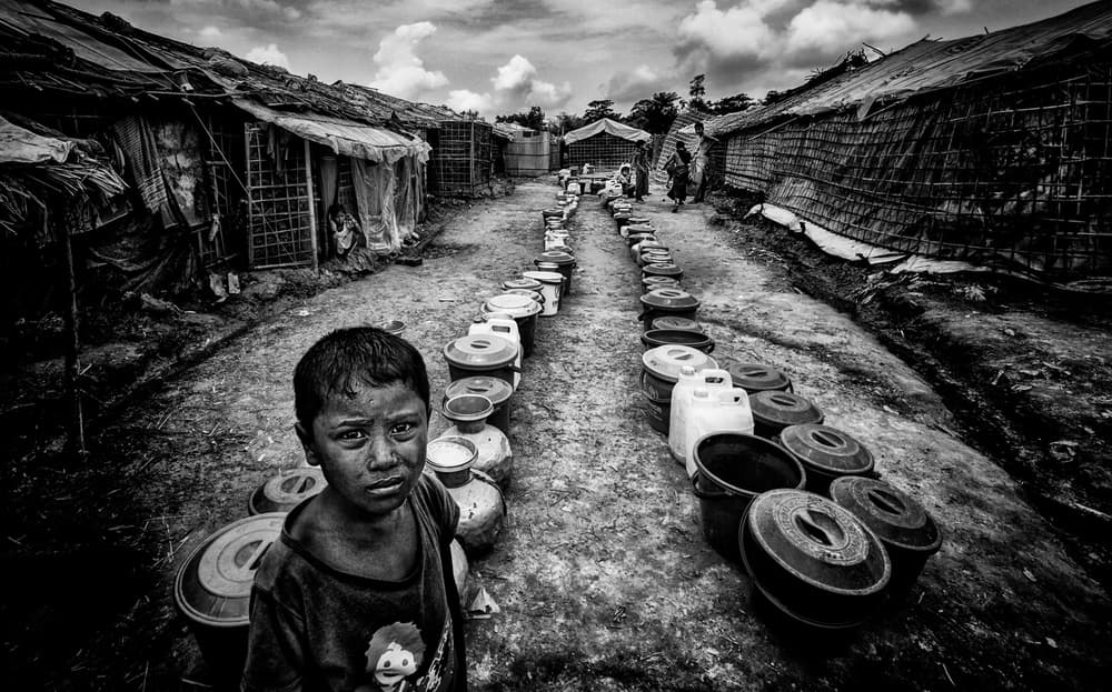 Refugee Camp Child by Joxe Inazio Kuesta Garmendia — canvas wall art