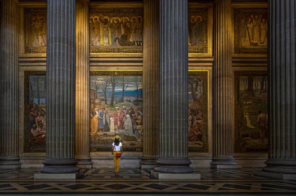 Majestic Columns and Murals by Kenneth-Wei Zeng — canvas wall art