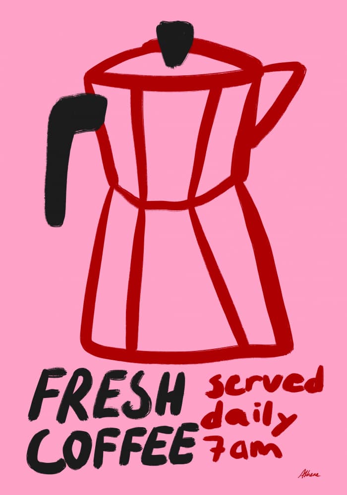 Fresh Coffee by Athene Fritsch — canvas wall art