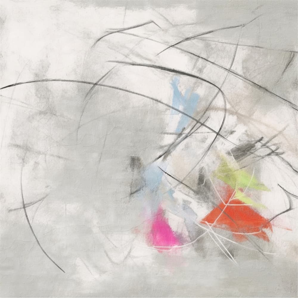 Vibrant Abstract Movement by Alma — canvas wall art