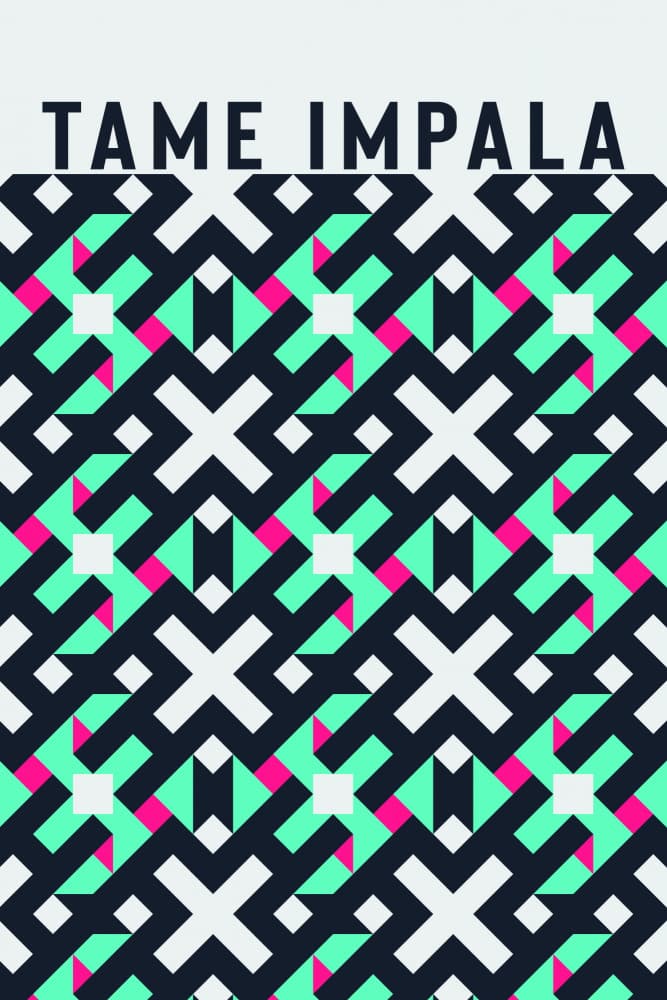 Vibrant Geometric Pattern by jay stanley — canvas wall art