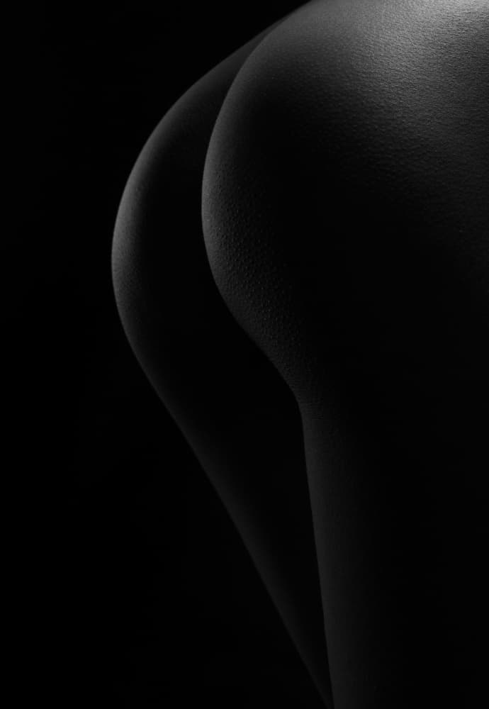 Sensual Dark Curves by Tran Van Truong — canvas wall art