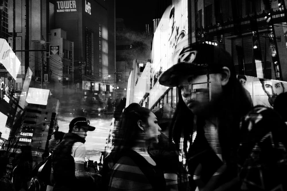 Tokyo Night Urban Movement by Takaaki Ishikura — canvas wall art