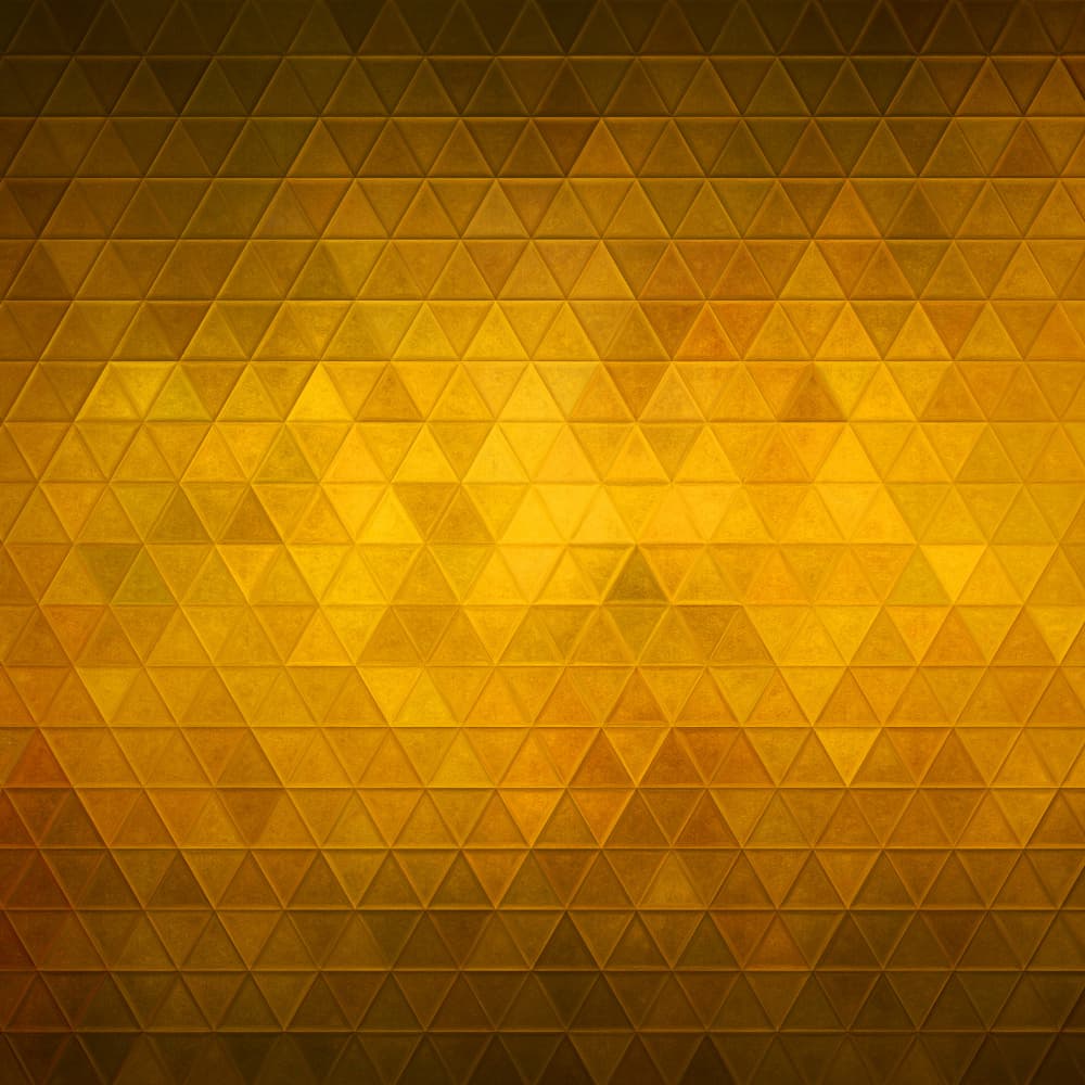 Faceted Golden Glow by Justyna Jaszke — canvas wall art