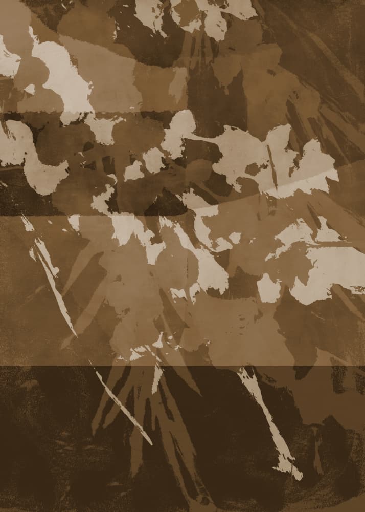 Sepia Organic Abstract by Dina Dankers — canvas wall art