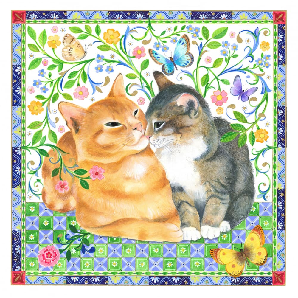 Pussycat Sweetness by Isabelle Brent — canvas wall art