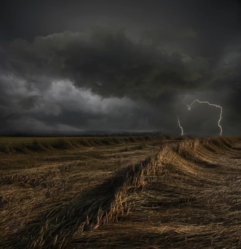 Dramatic Lightning Storm by Nicolas Schumacher — canvas wall art