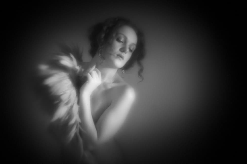 Angelic Dream Portrait by Mel Brackstone — canvas wall art