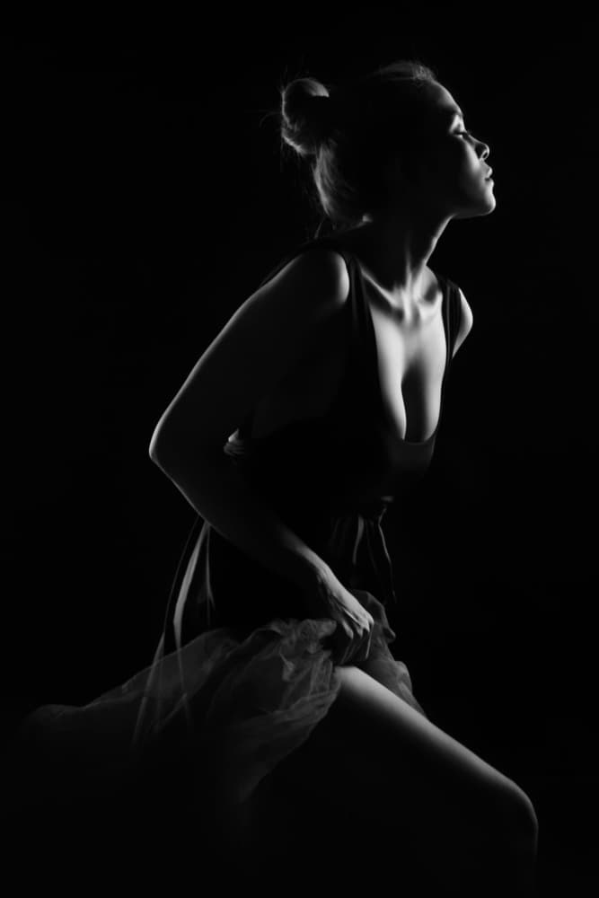 Graceful Profile In Light by Sebastian Kisworo — canvas wall art