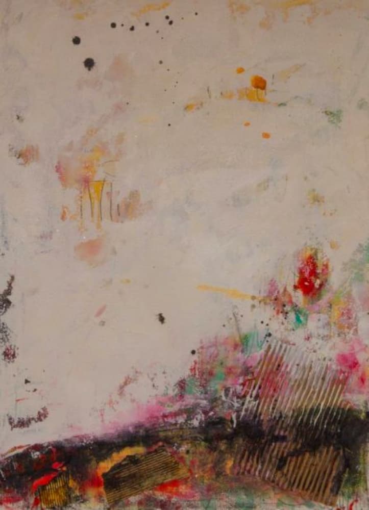 Vibrant Abstract Movement by Deb Chaney — canvas wall art