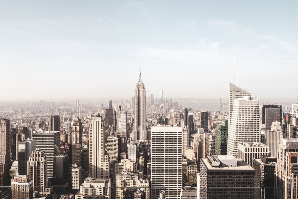 Empire State Skyline by Talitha McQueen — canvas wall art