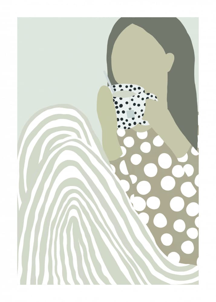 Cozy Coffee Moment by Emma Sandgren — canvas wall art