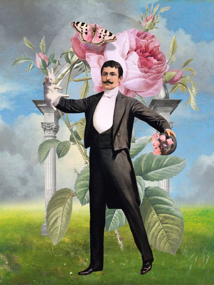 Surreal Magician's Dream by Marja van den Hurk — canvas wall art