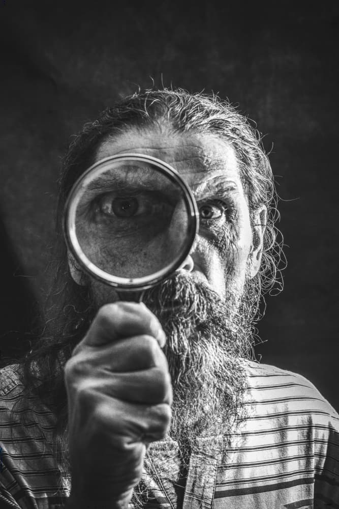 Curious Gaze Magnified by Brig Barkow — canvas wall art