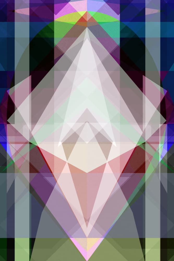 Modern Geometric Prism by cartissi — canvas wall art