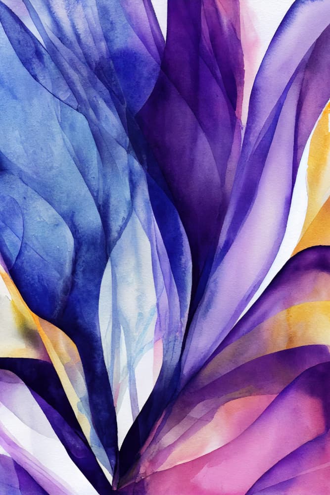 Vibrant Abstract Flow by Mauro — canvas wall art