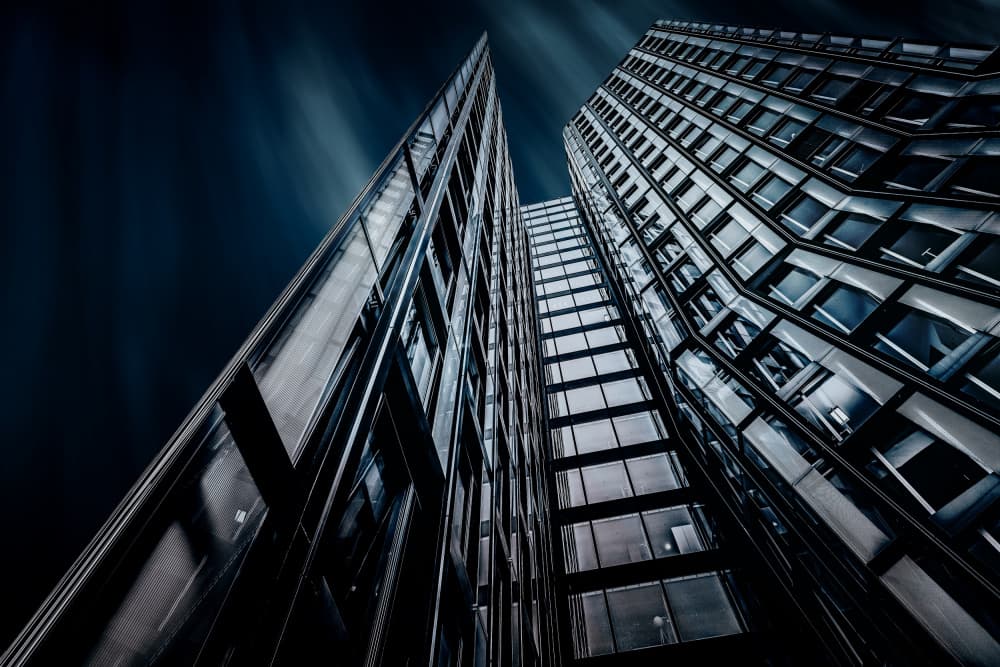 Sleek Urban Architecture by Jürgen Muß — canvas wall art