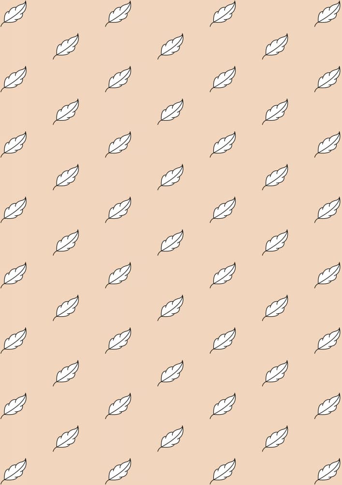 Subtle Leaf Pattern by kathrinmay — canvas wall art