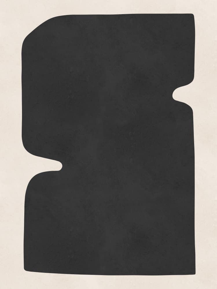 Fluid Abstract Form by Vitor Costa — canvas wall art