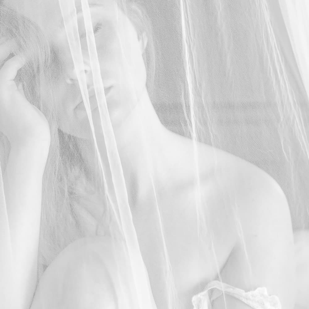 Soft Veiled Portrait by Paulo Medeiros — canvas wall art
