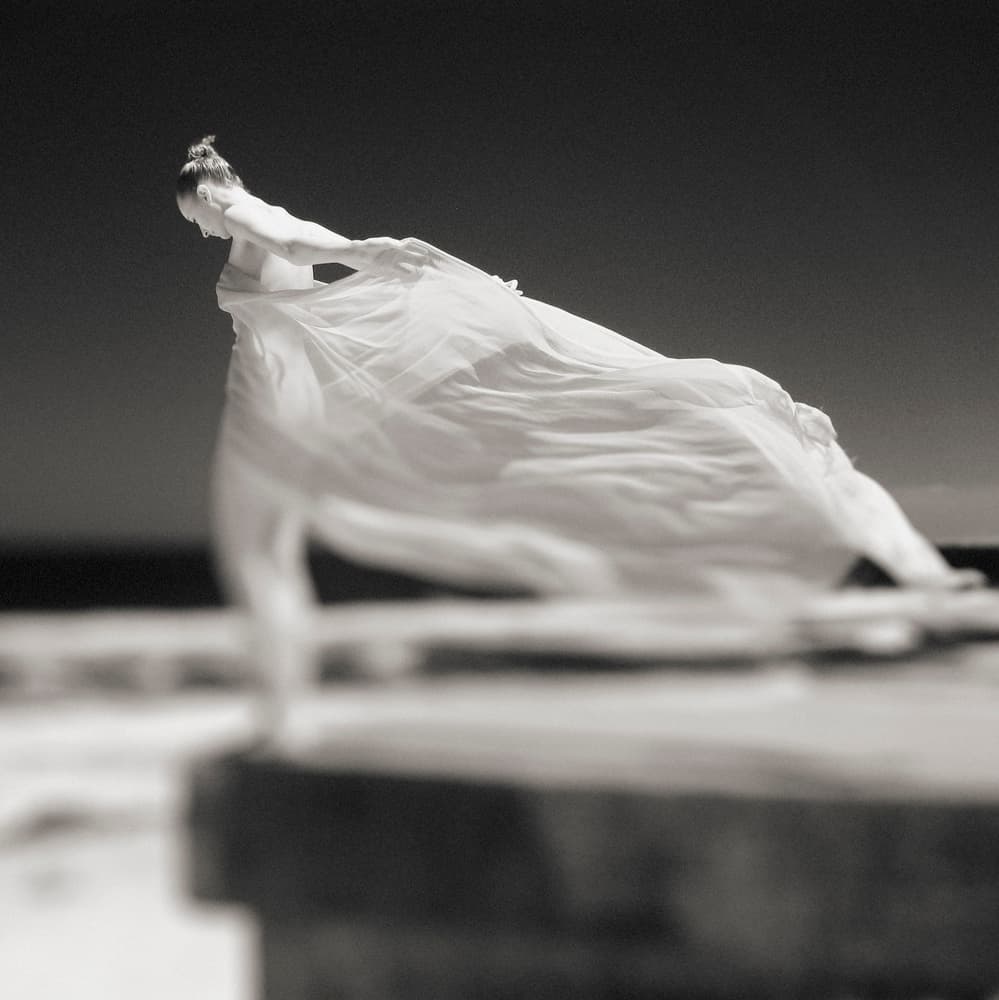 Ethereal Flowing Dancer by Mel Brackstone — canvas wall art